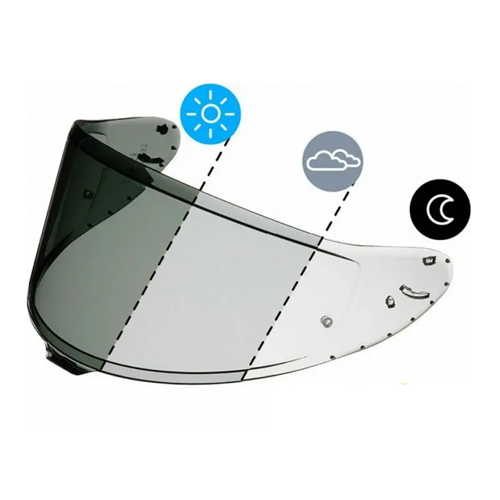 ΖΕΛΑΤΙΝΑ SHOEI CWR-F2 PINS (NXR 2/X-SPR PRO) PHOTOCHROMIC