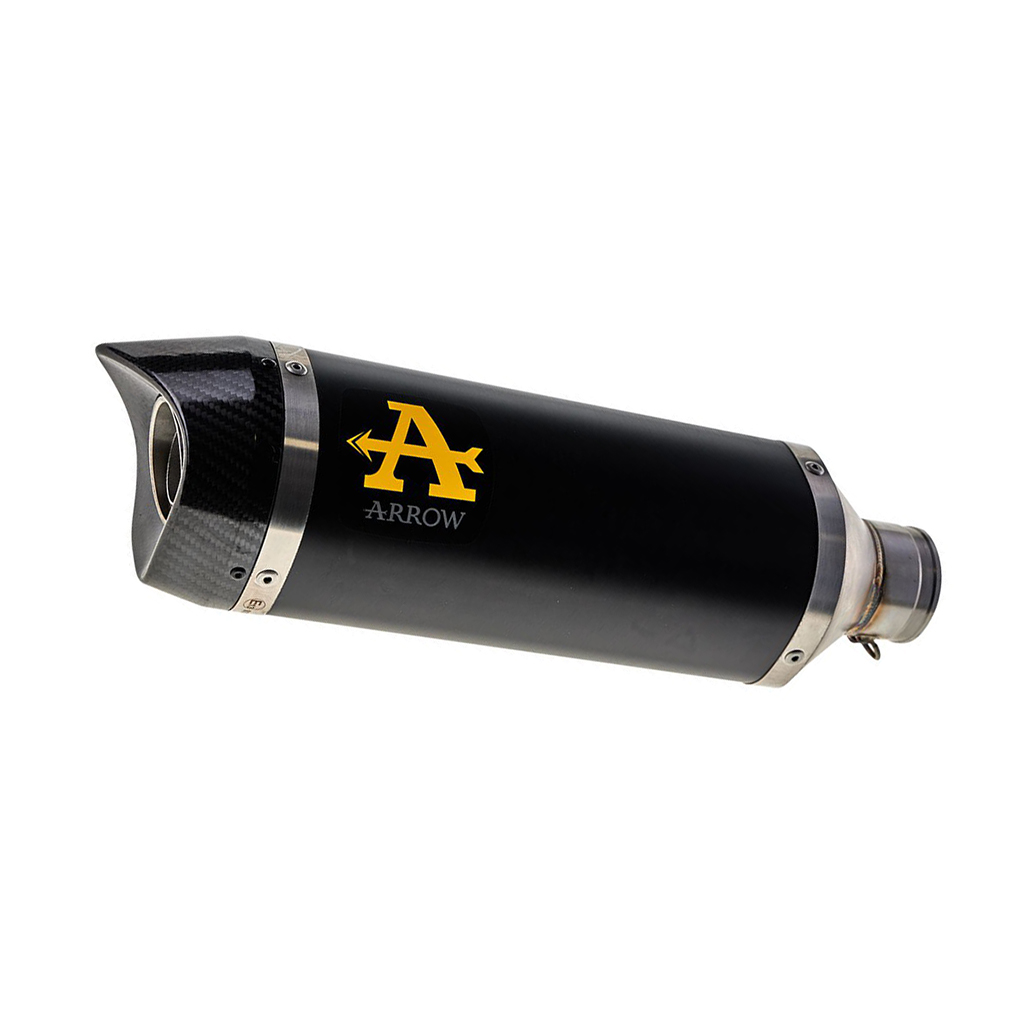 ARROW EXHAUST ALUMINIUM DARK THUNDER CARBON END CAP YAMAHA