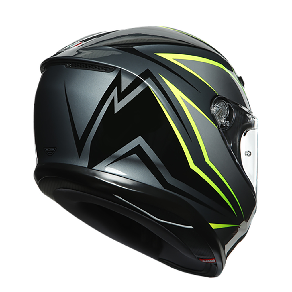 agv k6 flash grey-black-lime 011 K6 AGV ECE MULTI FLASH GREY/BLACK/LIME