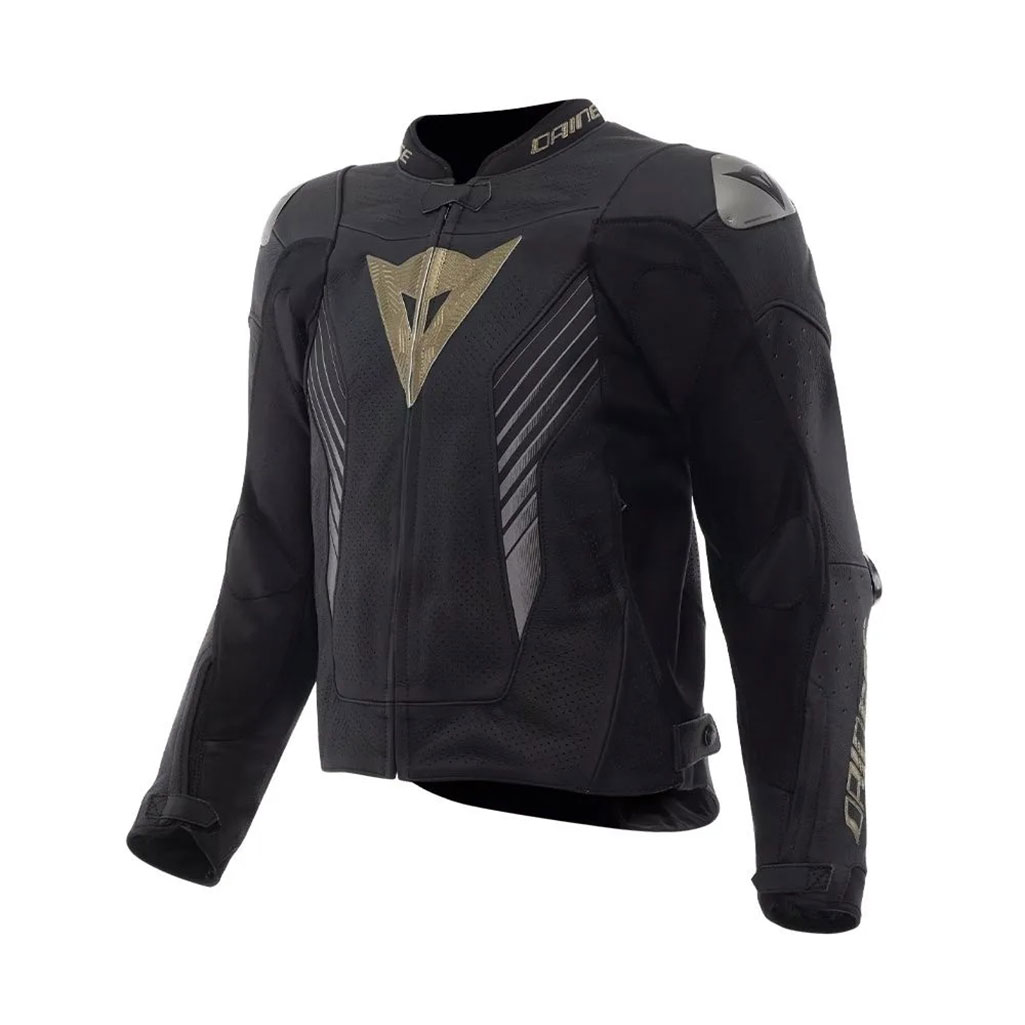 papastavroushops.gr SUPER SPEED 5 LEATHER JACKET DAINESE BLACK/BLACK/GOLD